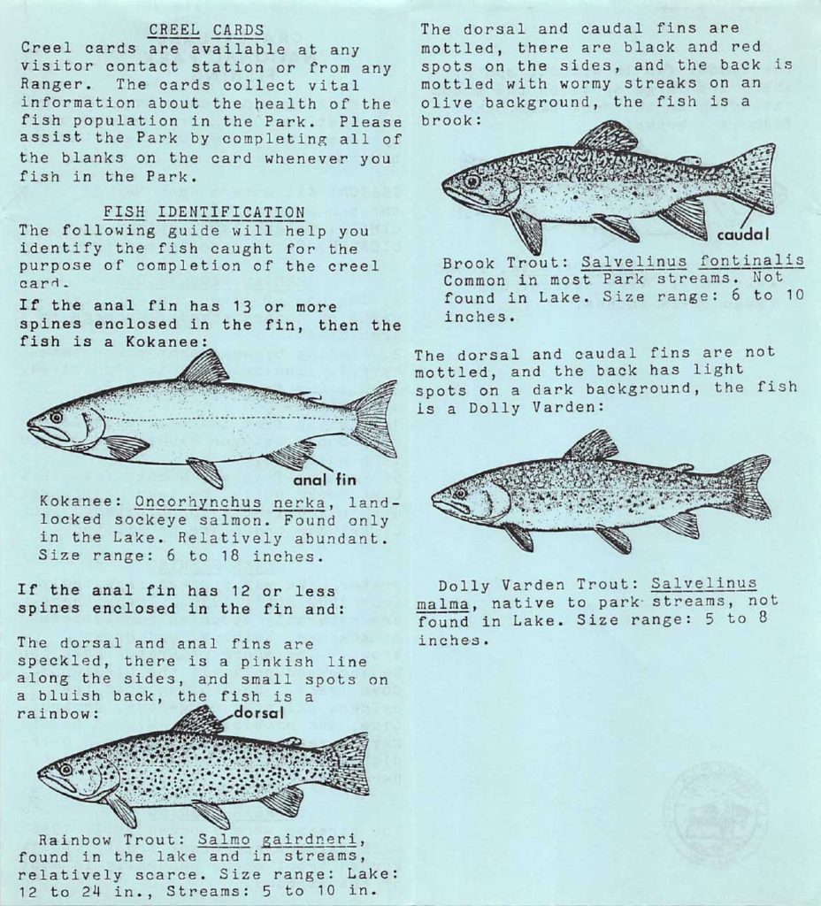 NPS Fish Species List - Crater Lake Institute - Enhancing the