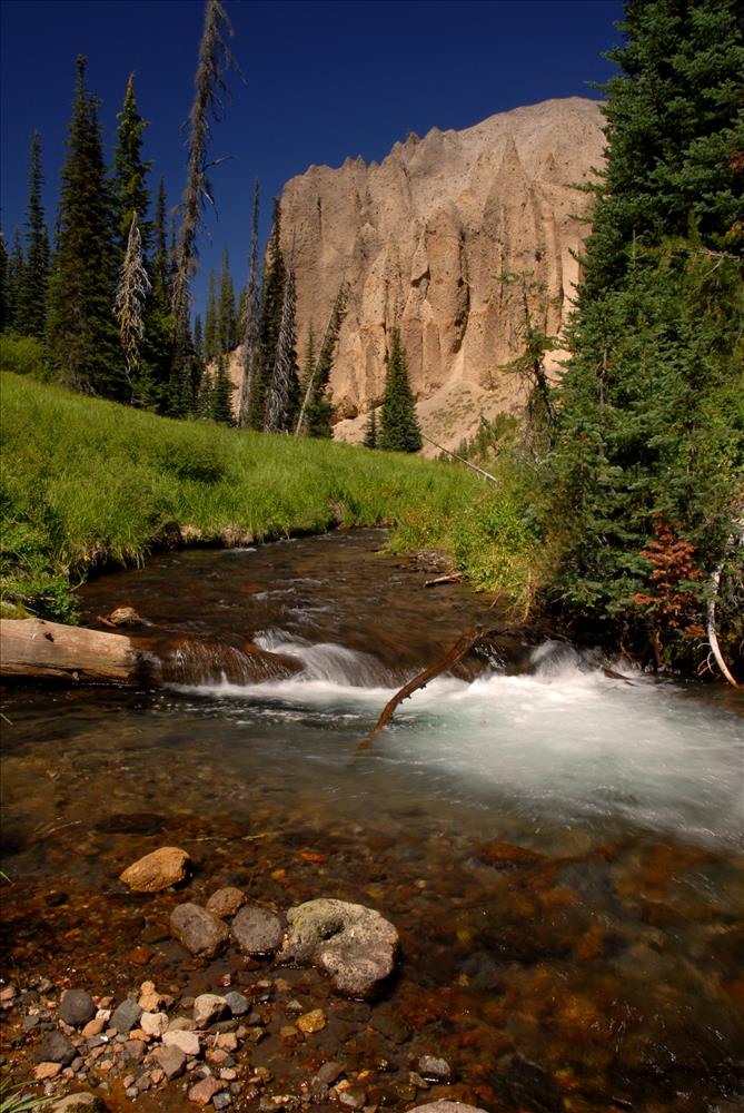 Godfrey Glen in Crater Lake NP, 2009 looking upstream at Annie Creek, Dave Harrison