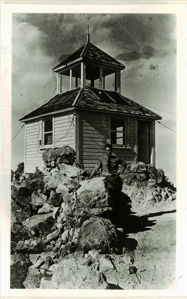 Mt. Scott Lookout in Crater Lake NP, circa 1935