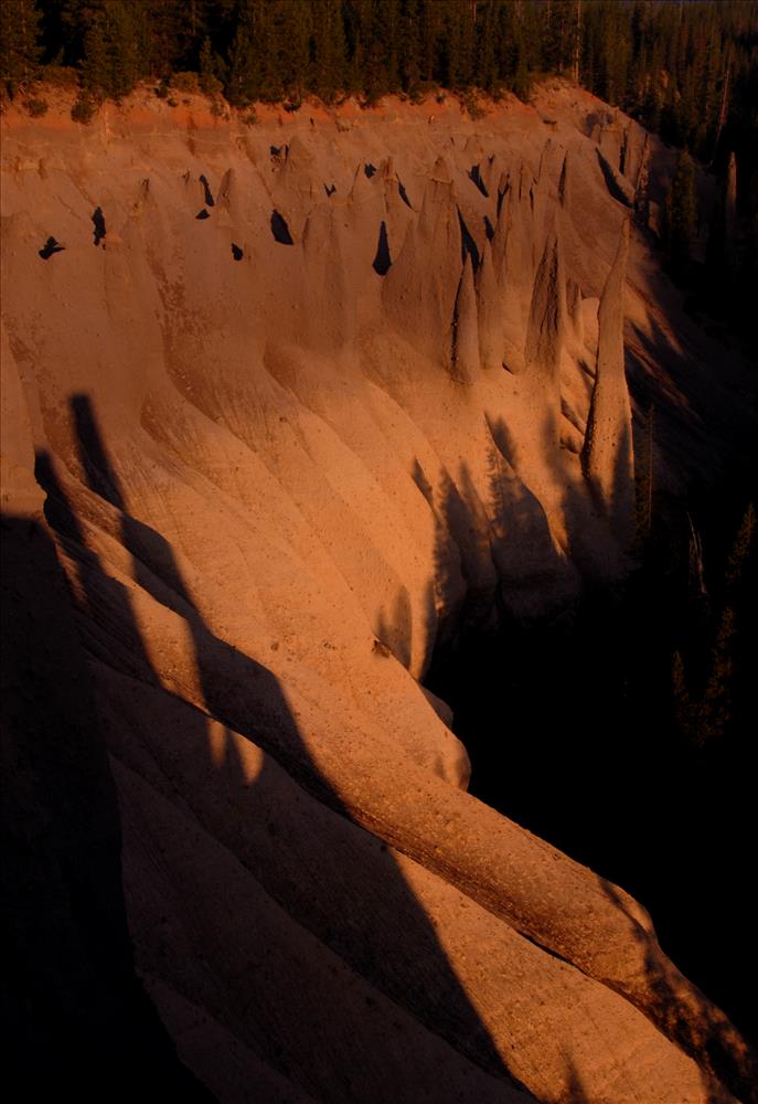 Pinnacles at in Crater Lake NP, 2009 Dave Harrison