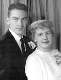 Arthur Paul Altorfer and Kathryn Louise (Bidge) Wampler 50 years ago.