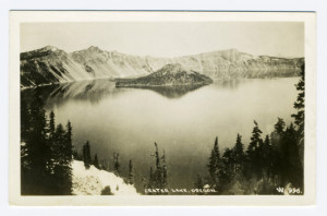 Title (front): Crater Lake, Oregon. Card Number(s): W 996 (front)