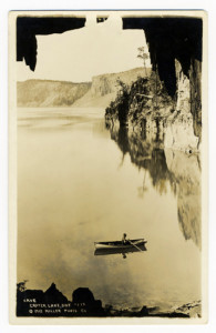 Title: Crater Lake, Ore Card Number(s): #232 Photographer: Miller Photo Co Publisher: Miller Photo Co; Underwood's Pharmacy, Kodak Department, Klamath Falls-Oregon