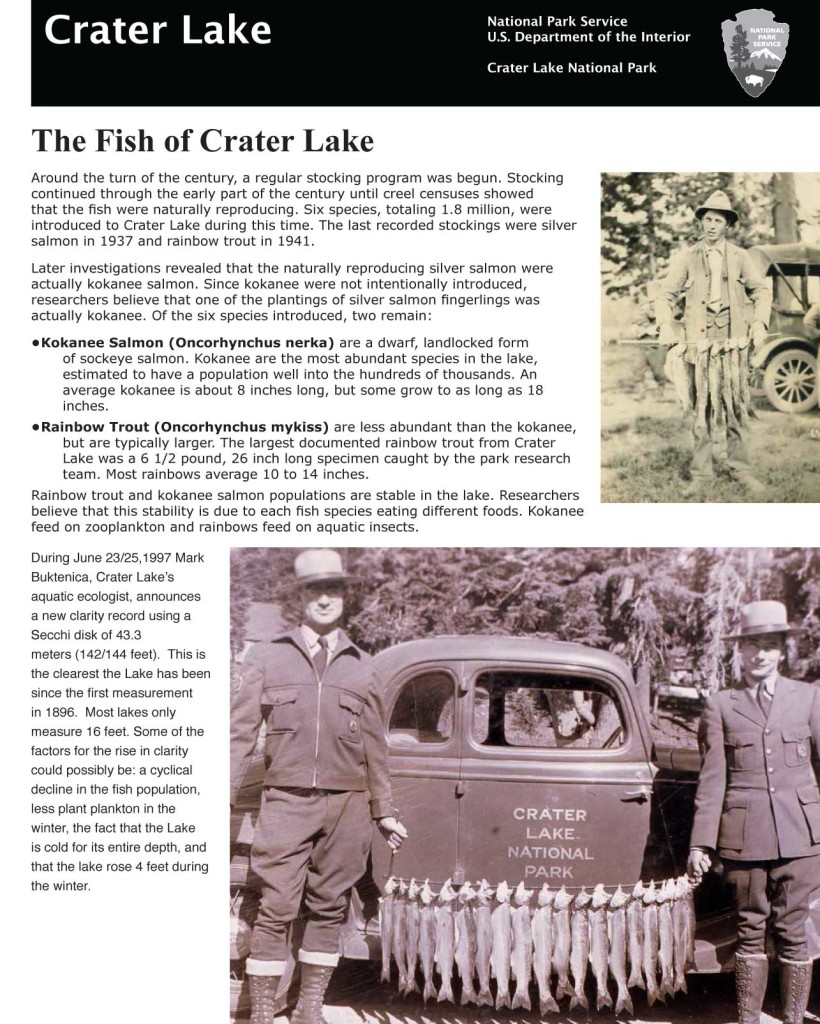 Larry Smith Posters – Fish of Crater Lake