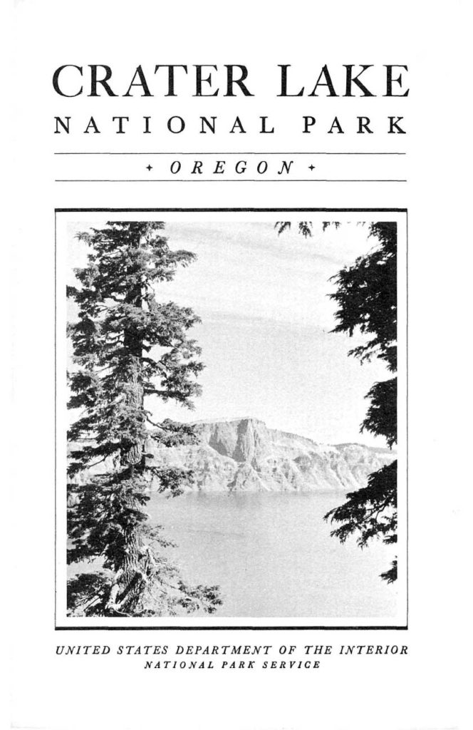 Crater Lake Informational Brochure – 1934