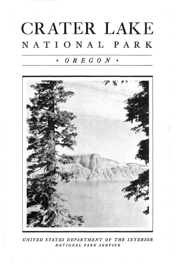 Crater Lake Informational Brochure – 1935
