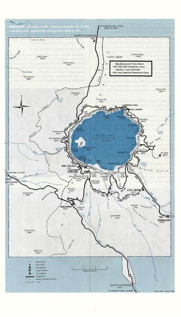 Crater Lake Informational Brochure – 1979