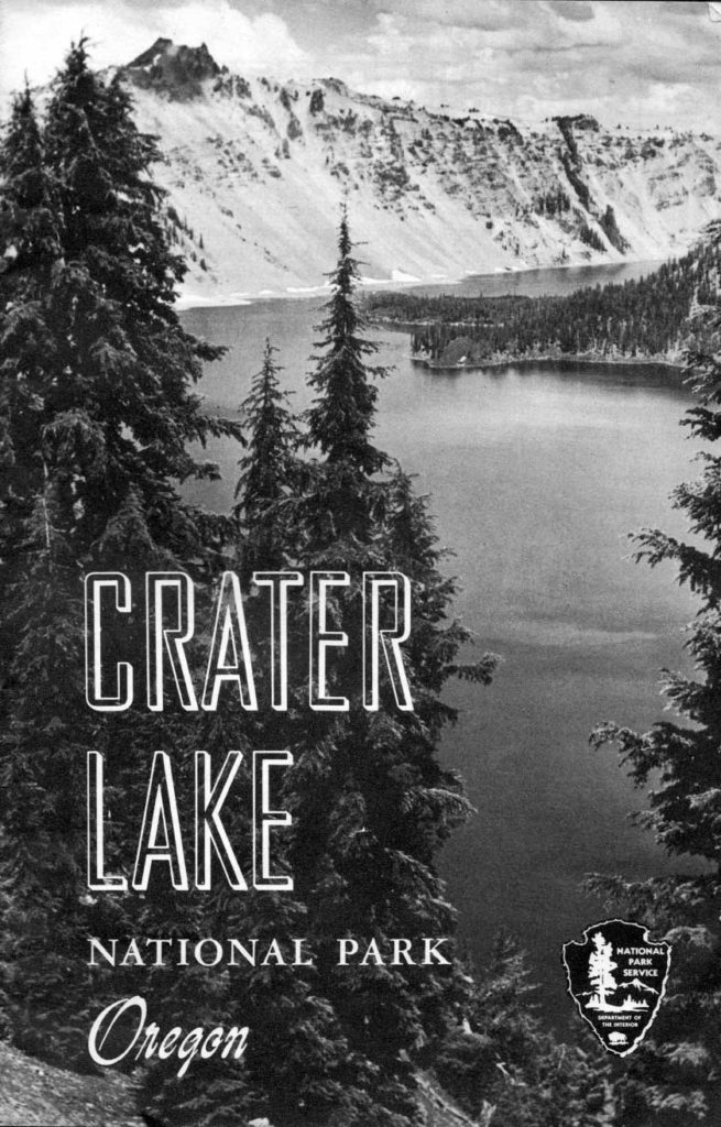 1952 Crater Lake Brochure and trip story from Jimmy Rae Bevan