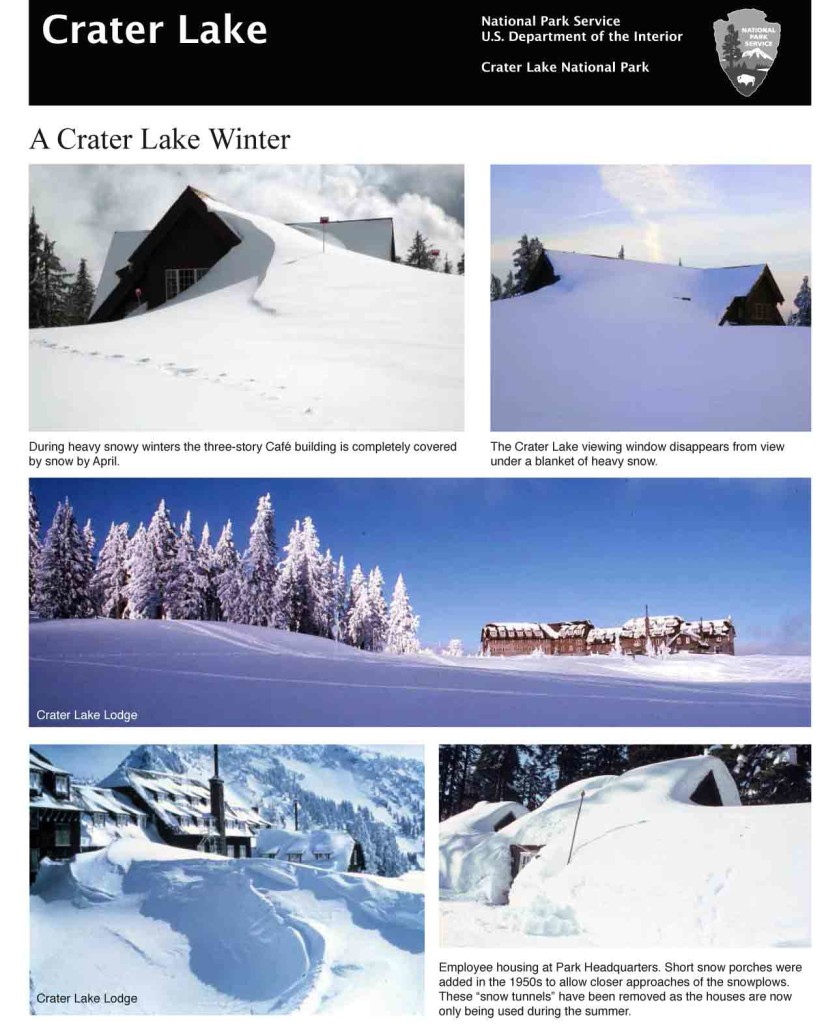 Larry Smith Posters – A Crater Lake Winter