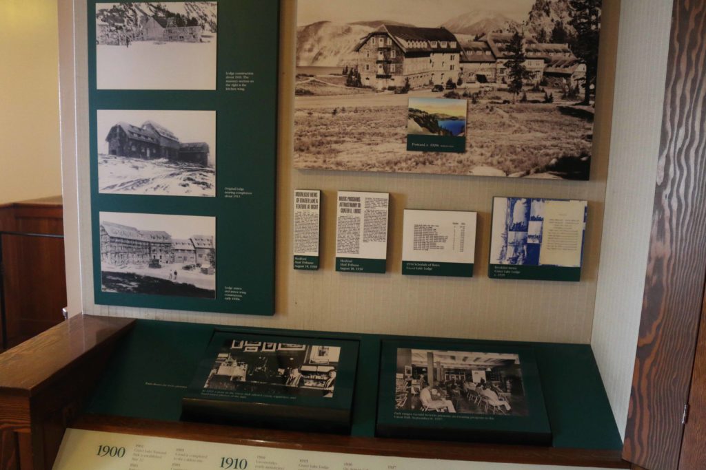 Crater Lake Lodge Interpretive Exhibits