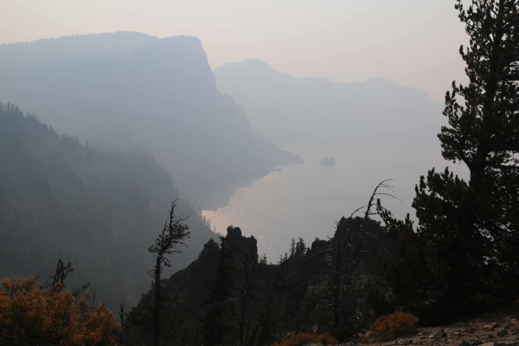 Wildfire Smoke at Kerr Notch