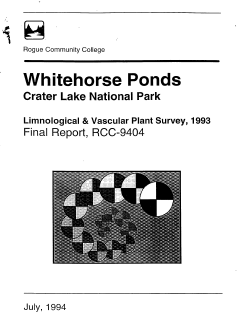 Whitehorse Pond Limnological and Vascular Plant Study, 1993