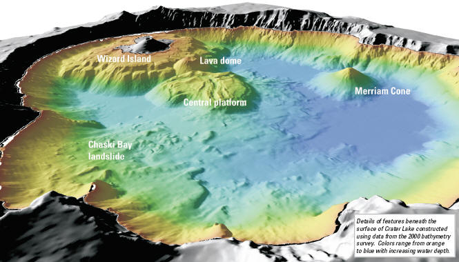 Mass Wasting at Crater Lake National Park