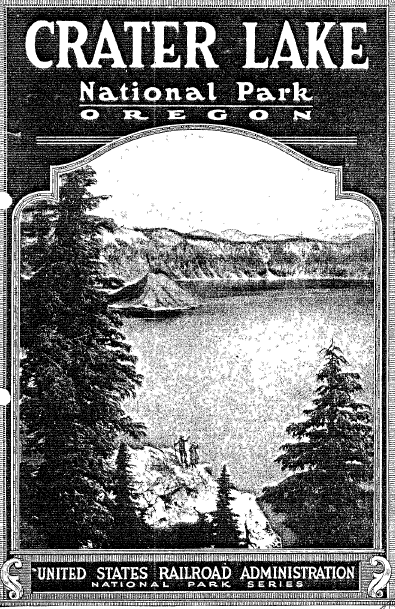 Crater Lake National Park, Oregon, 1918, United States Railroad Administration, National Park Series