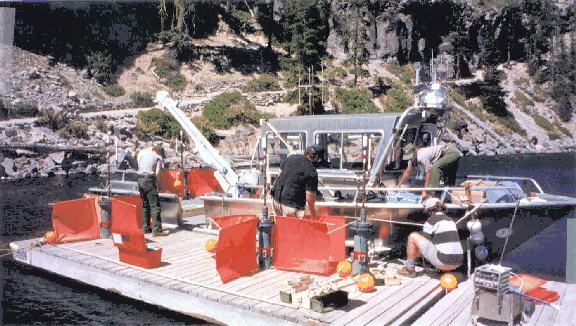 Researchers at Crater Lake